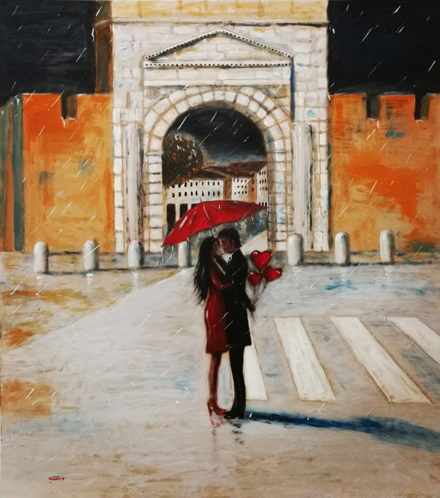 A Sulmona la Serie Rain di Elio Lucente