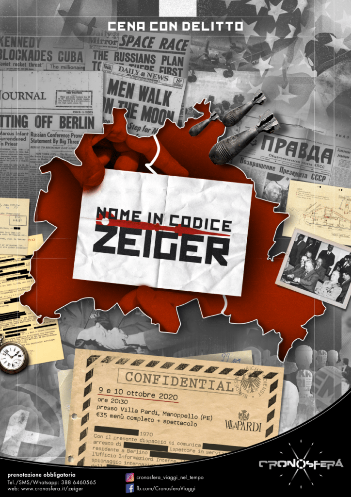 'Nome in codice Zeiger', Villa Pardi si immerge nella Guerra Fredda